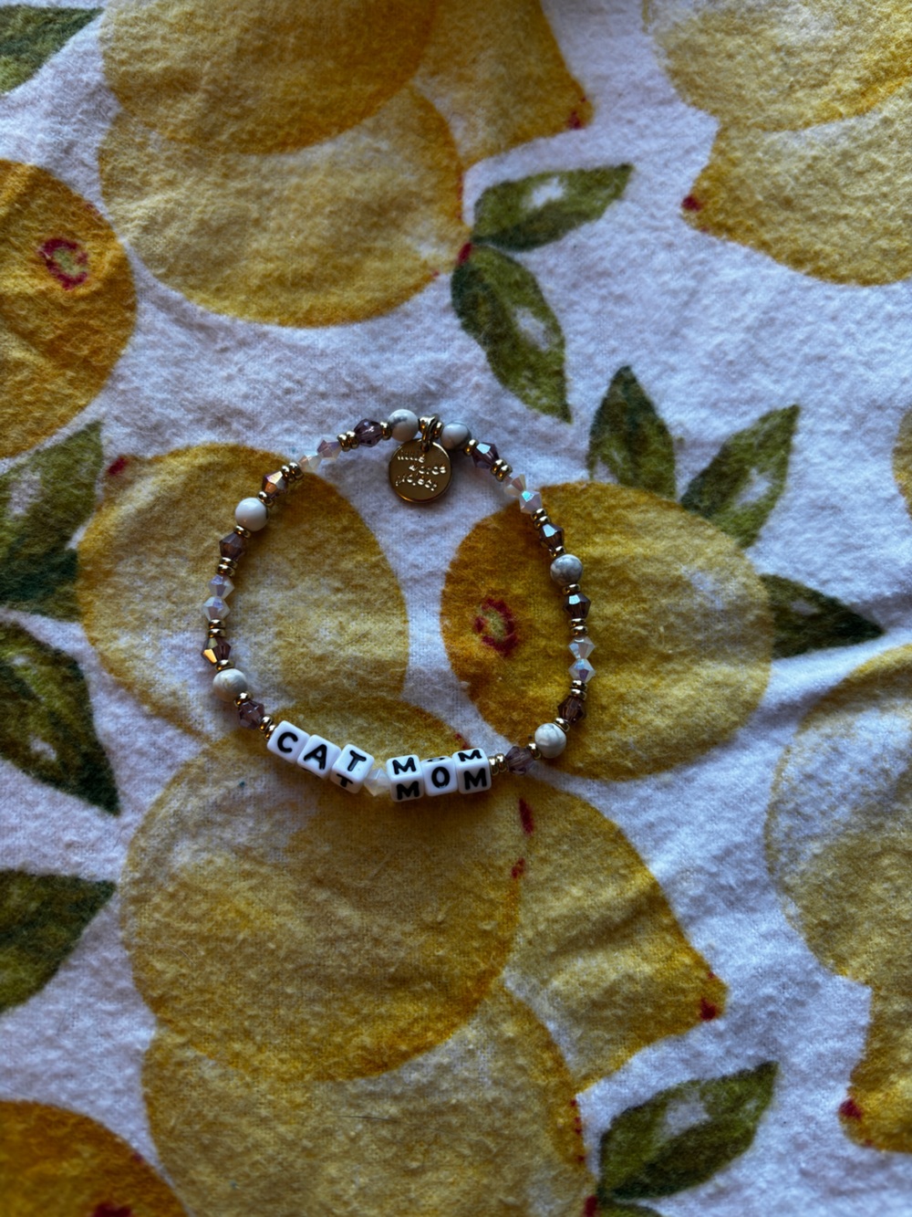 Little words project LWP bracelet cat mom